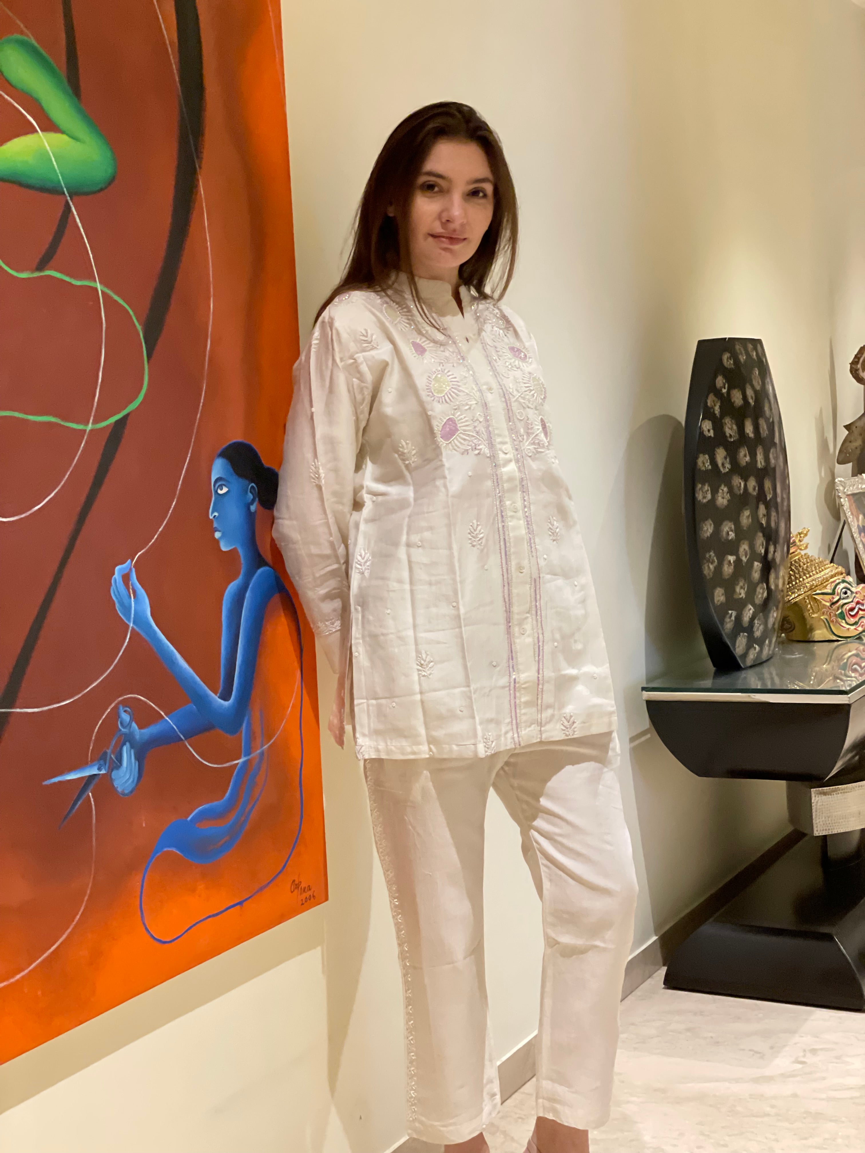 Ivory Kajal Co Ord Set