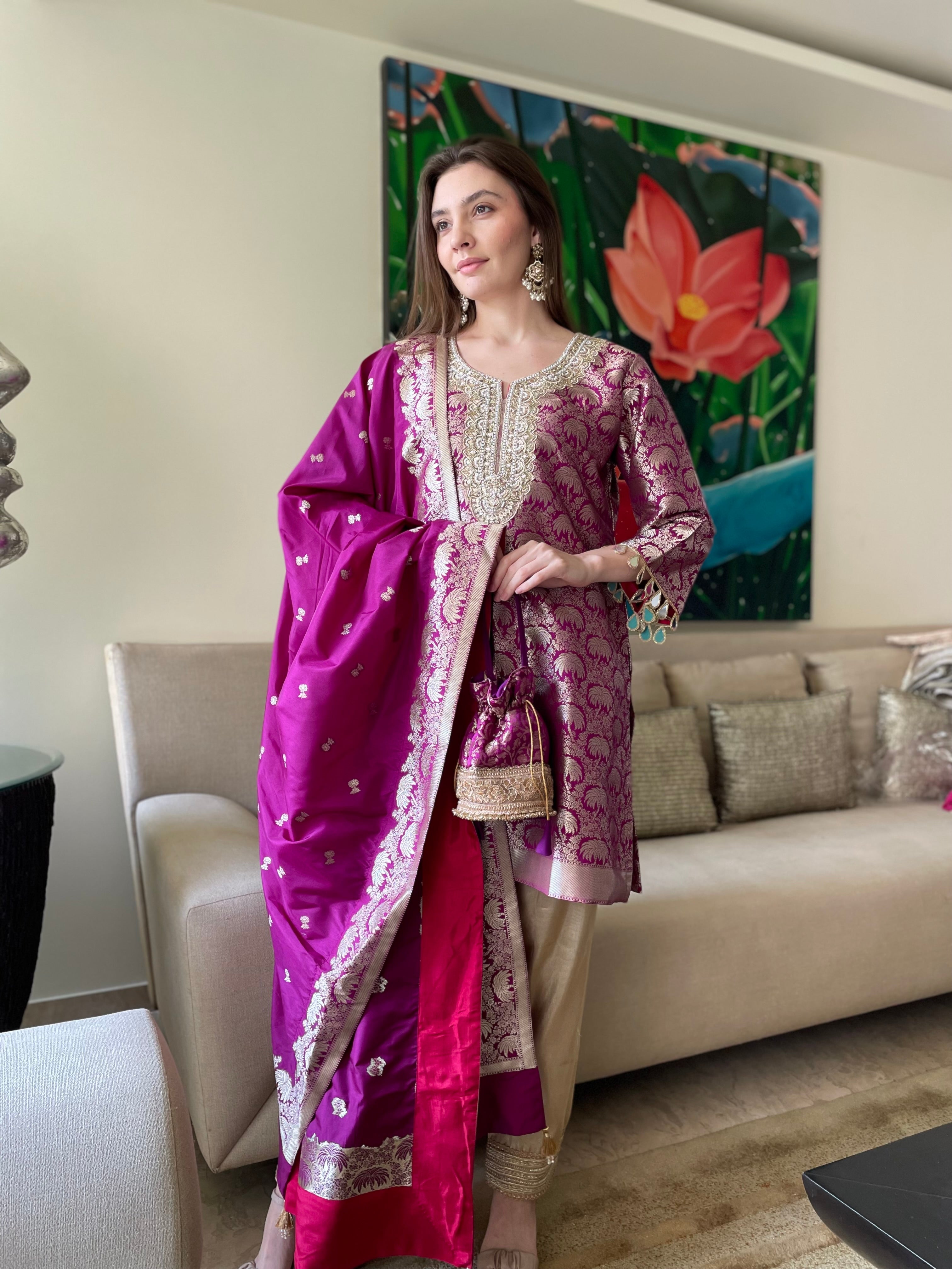 Nysa Farsi set Red Purple