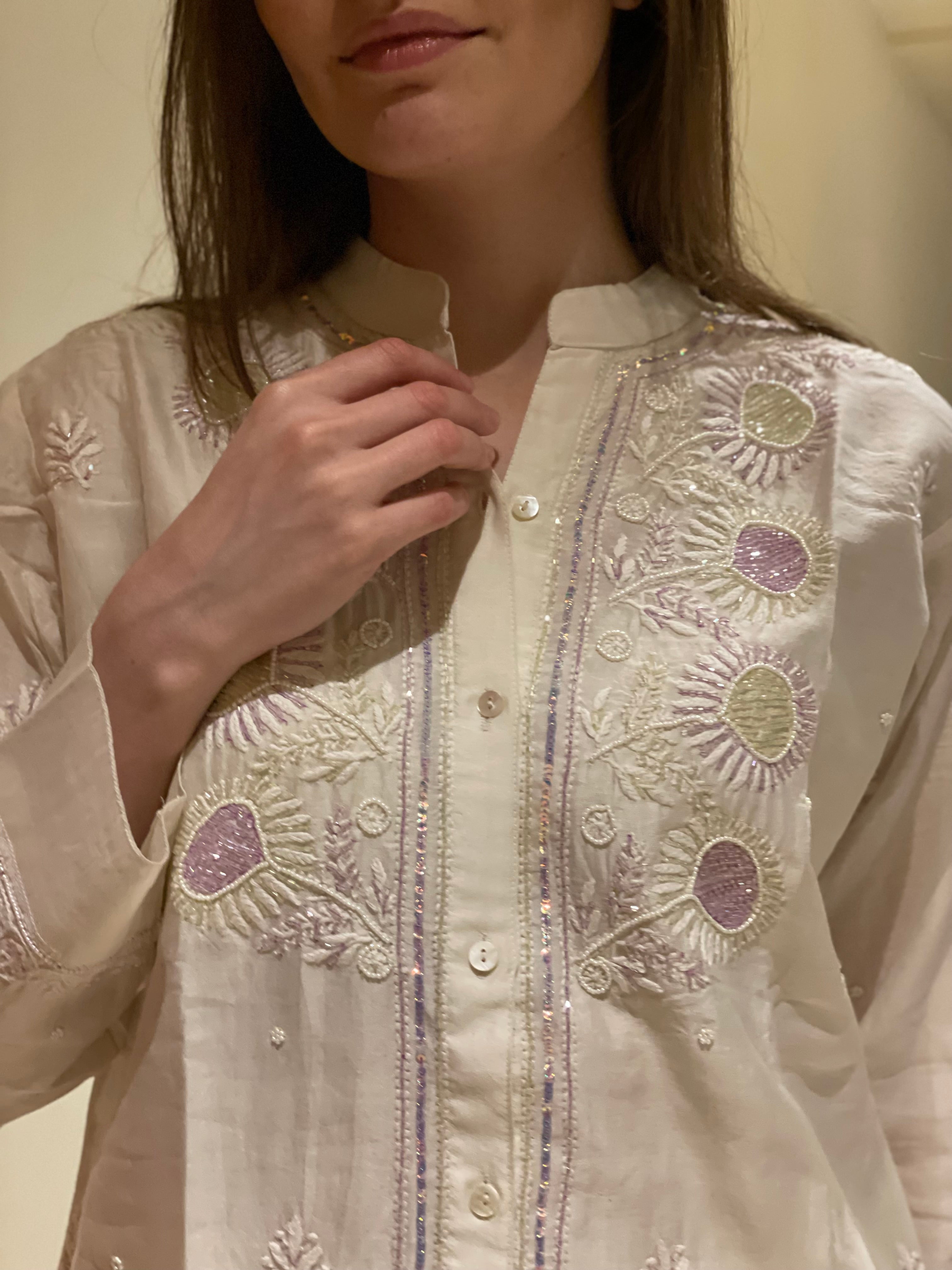Ivory Kajal Co Ord Set