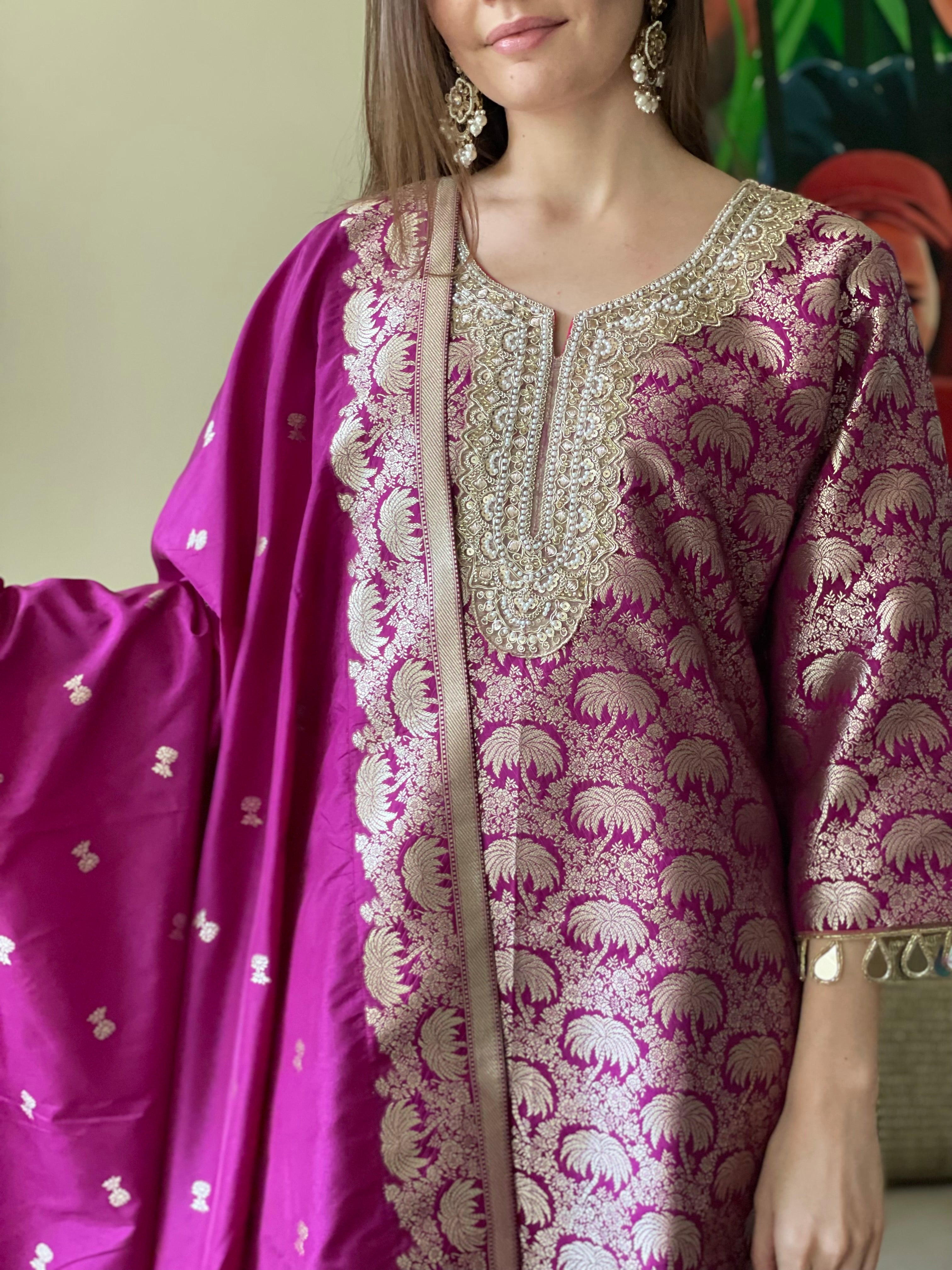 Nysa Farsi set Red Purple