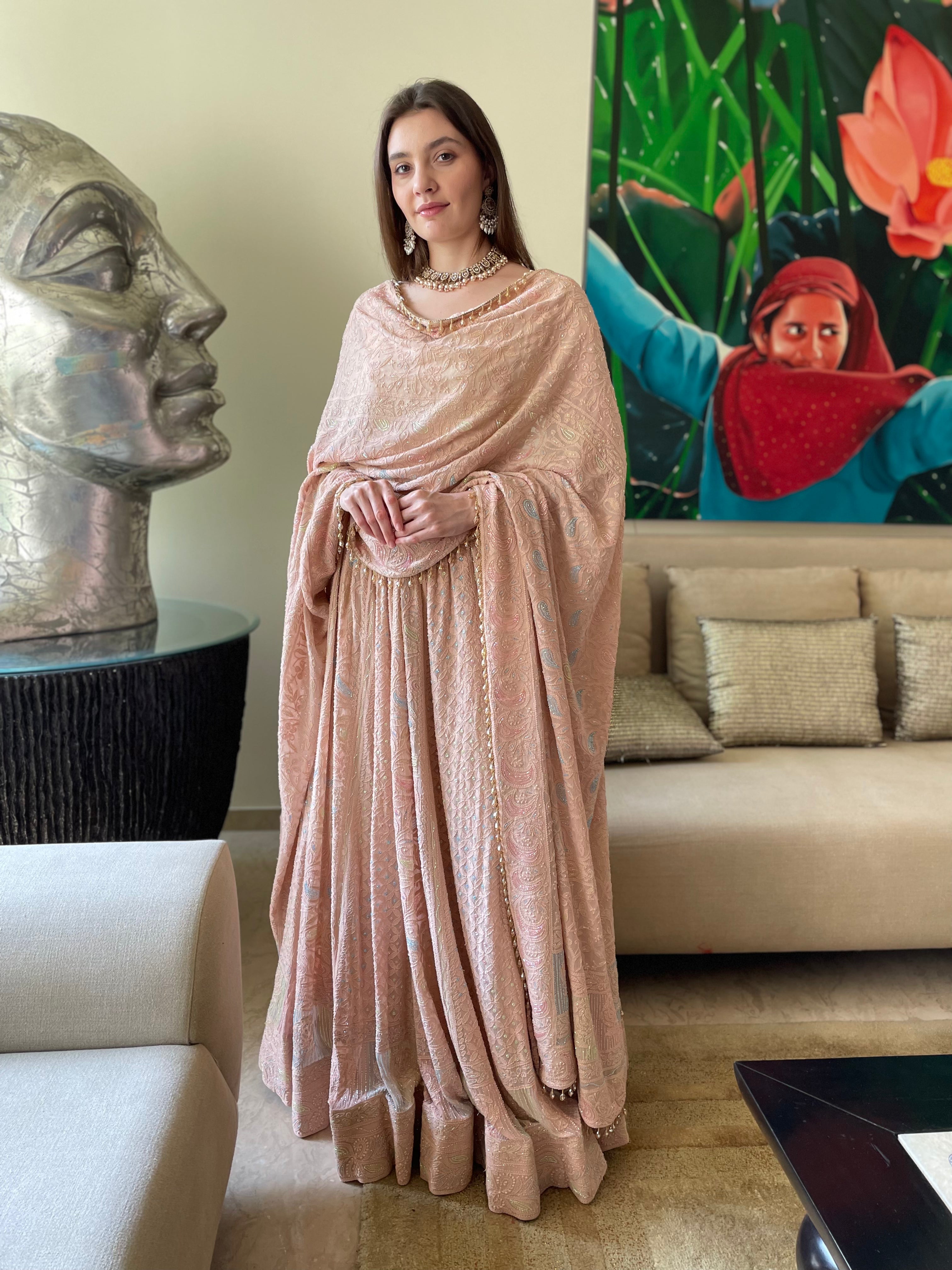 Amrapali Peach Ghaghra