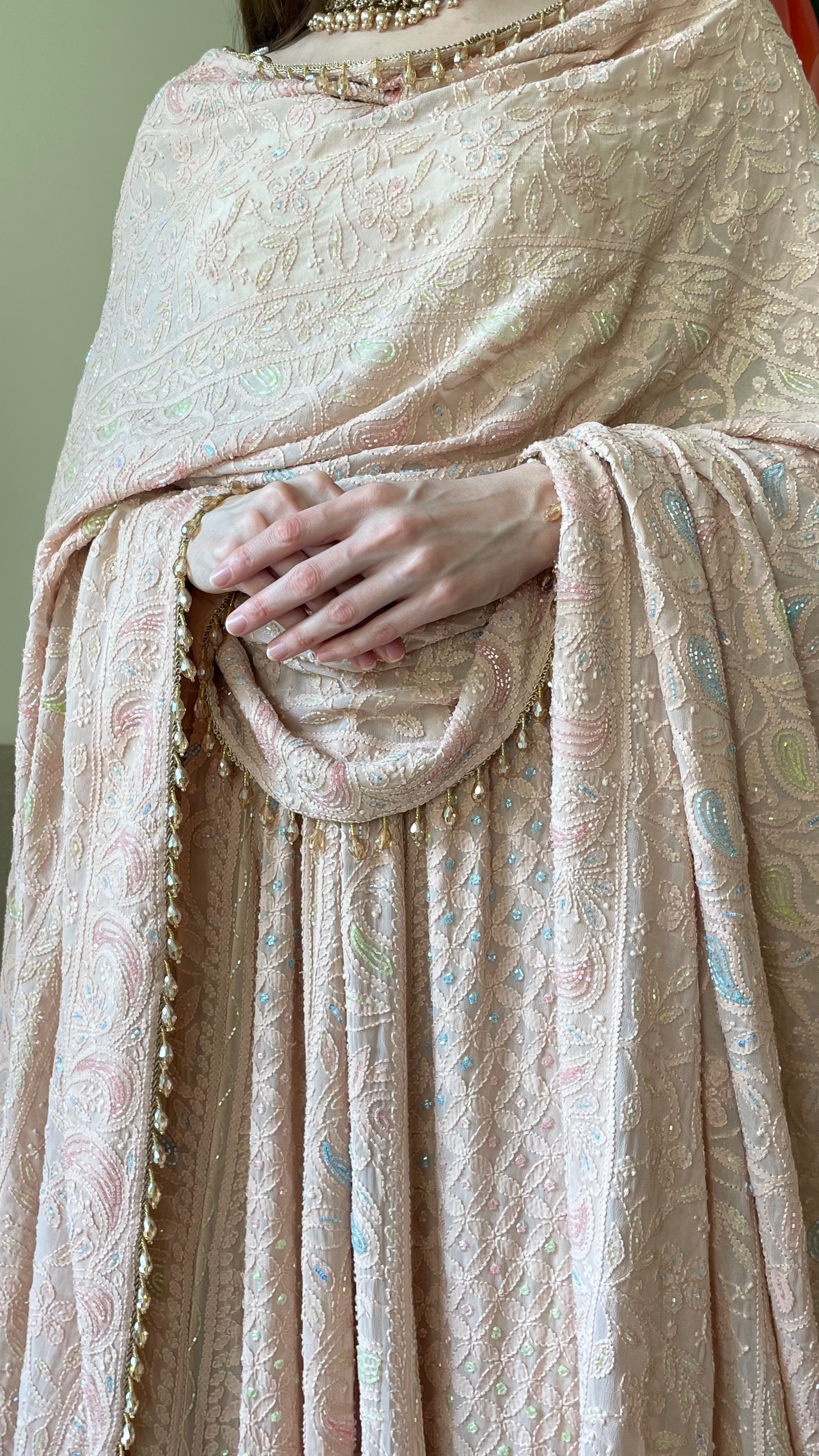 Amrapali Peach Ghaghra