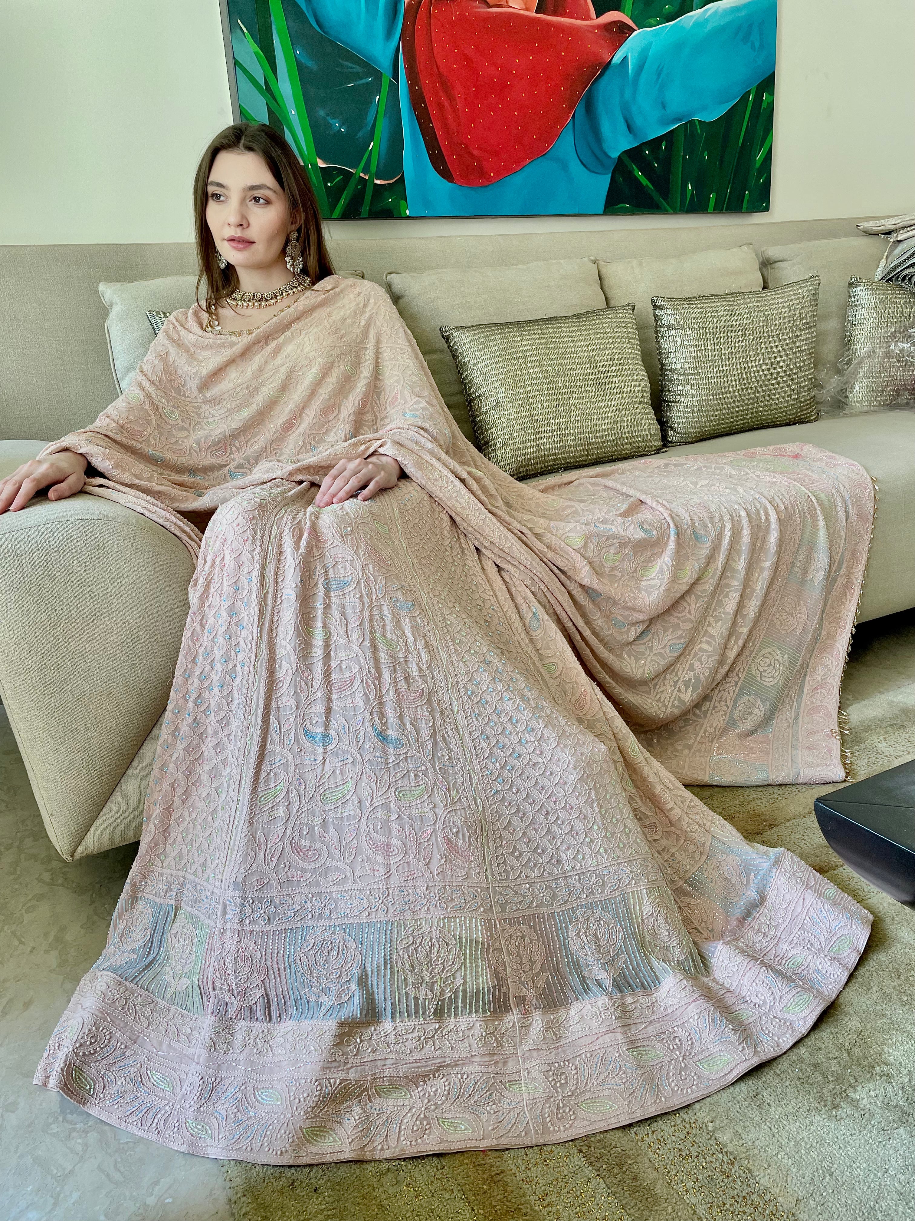 Amrapali Peach Ghaghra