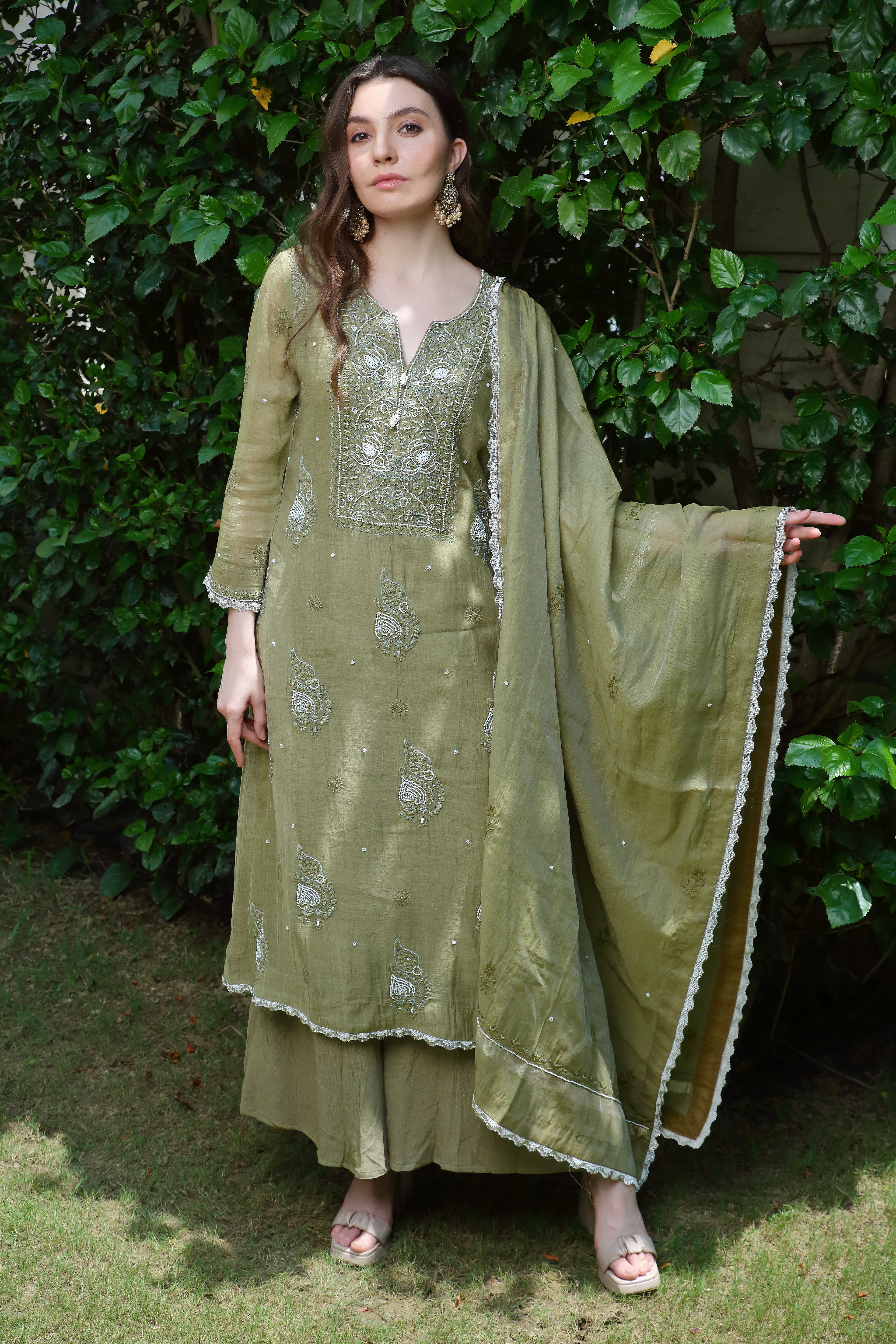Pakeezah set-olive