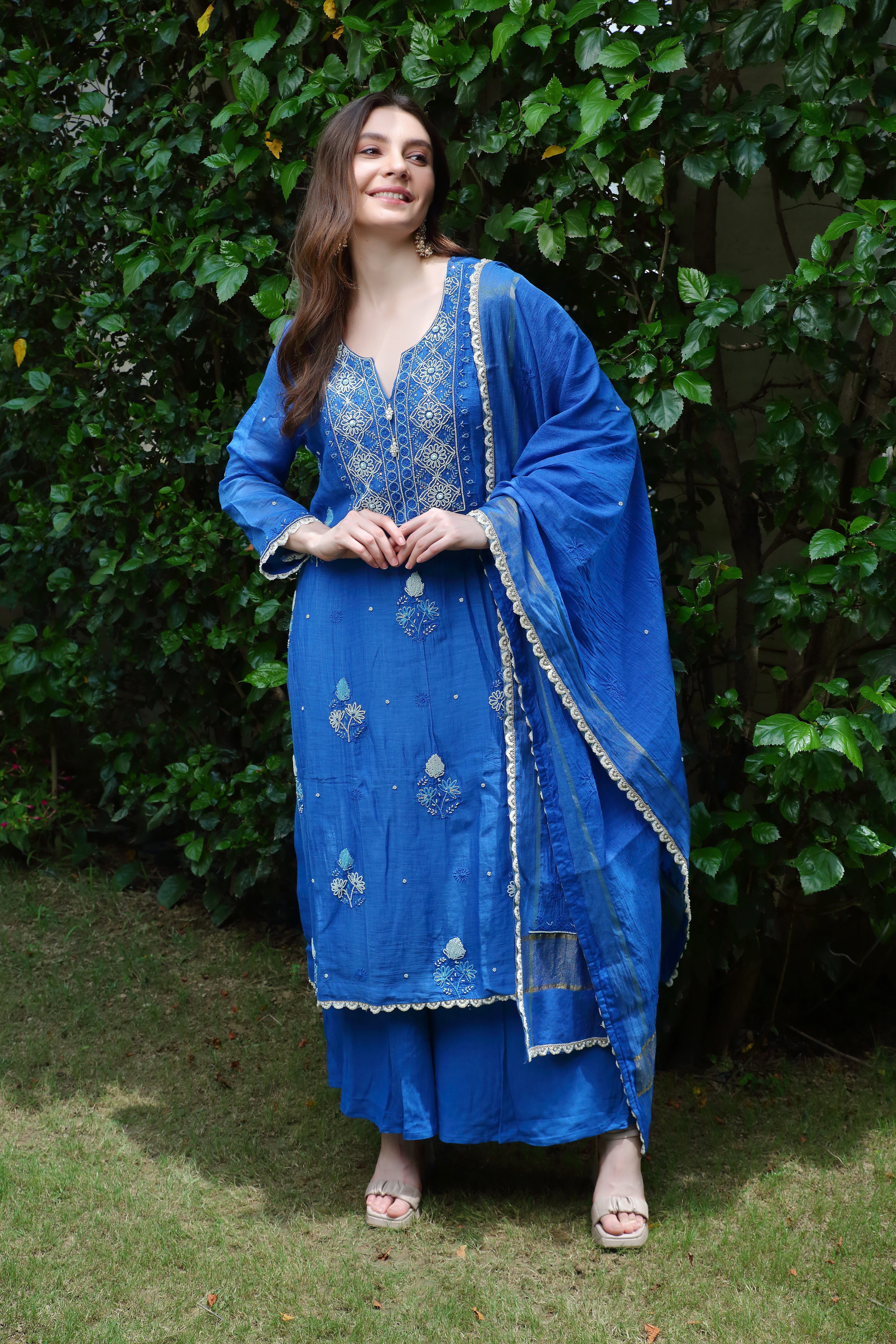 Pakeezah set-blue