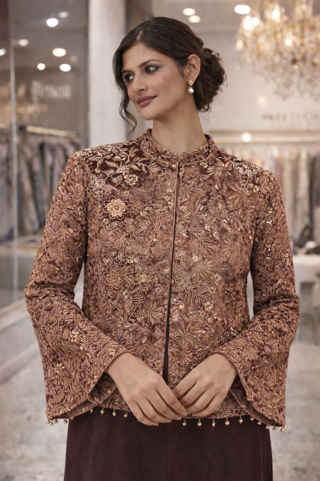 Gul Esham Velvet Jacket