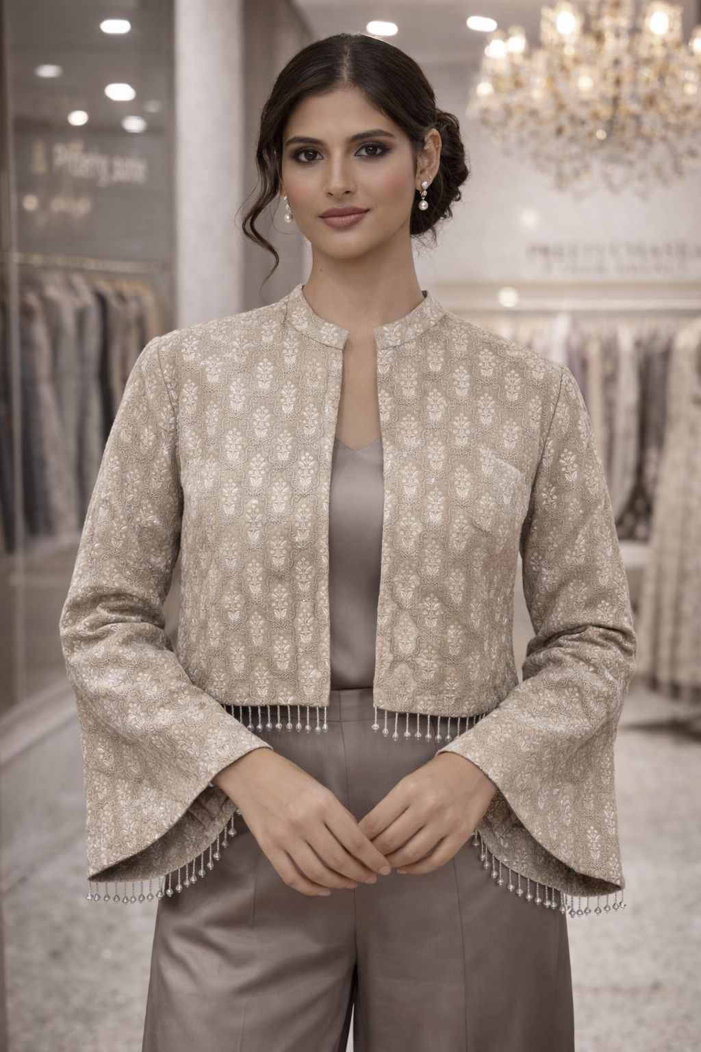 Afreen velvet jacket