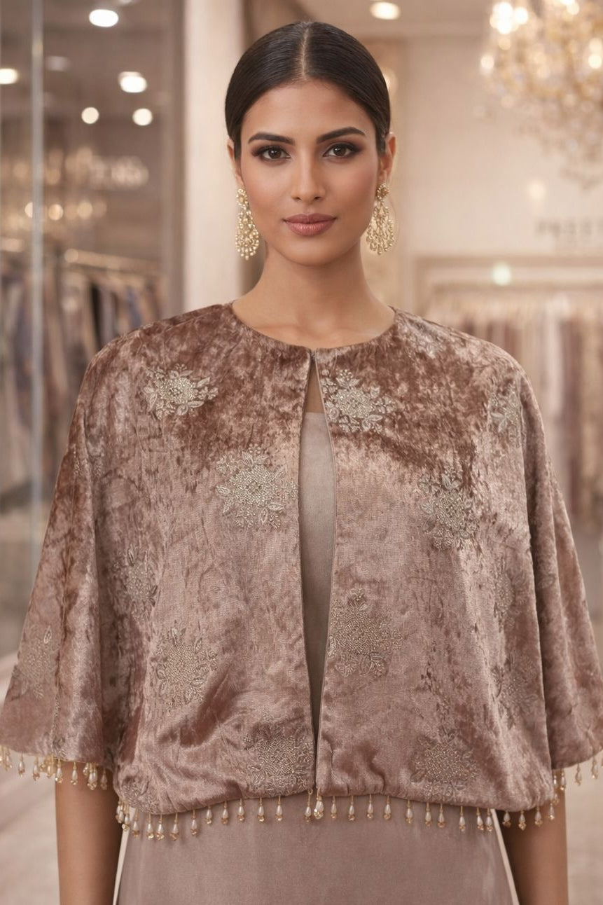 Dusty Brown cape