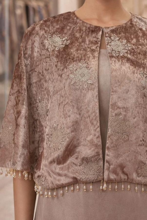 Dusty Brown cape