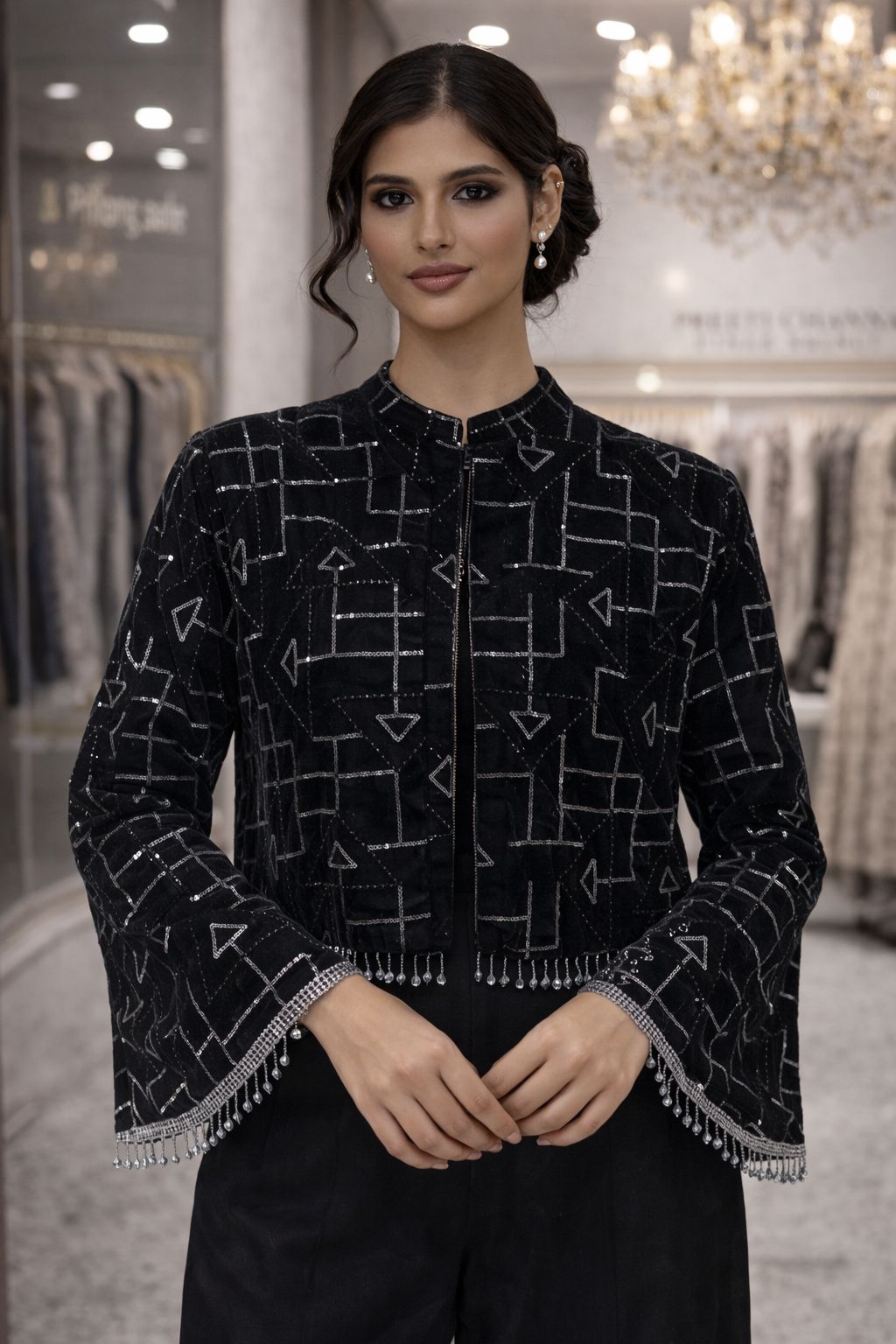 Iraa Velvet Jacket