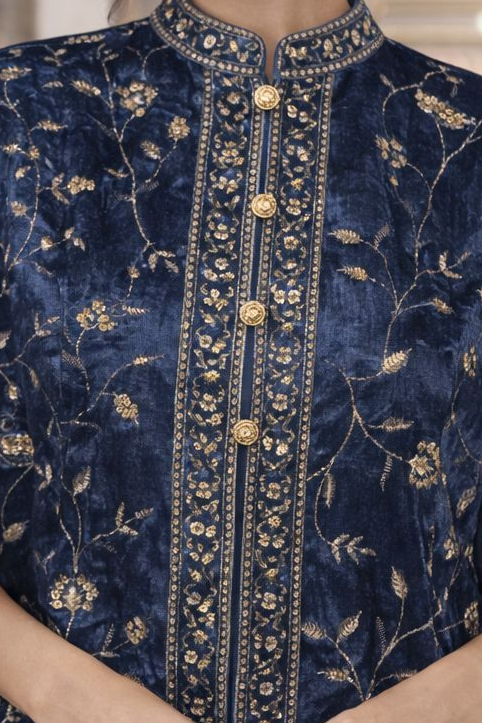 Badshahi velvet cape